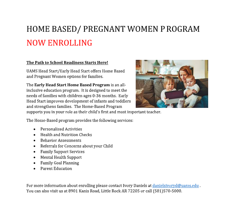 home based program information